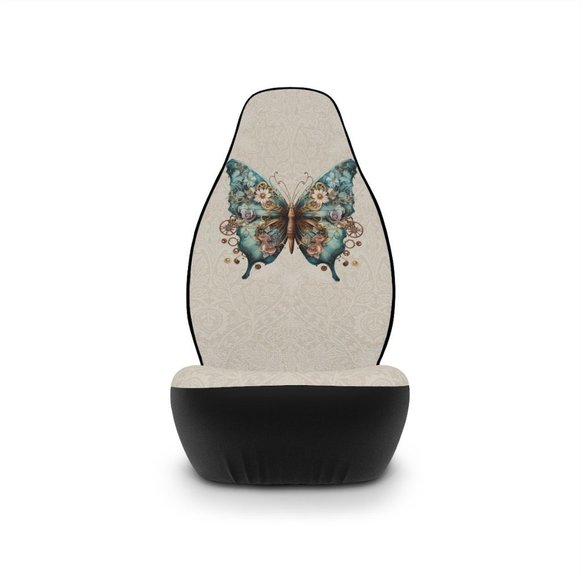 Butterfly Car Seat Covers, Butterfly Seat Covers, Vehicle Seat Covers - Picture 3 of 4